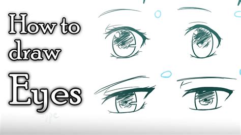 How i draw an eye video. How to draw Anime eyes in 4 different styles - Yuuike - PaintingTube