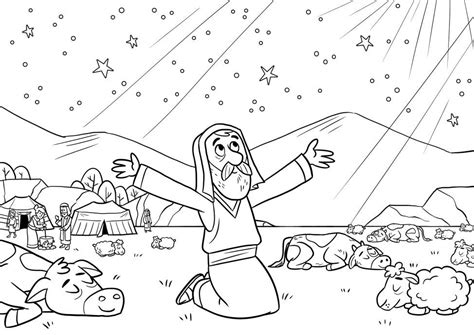 For we be brethren (simpler picture) abram and lot. Abraham's Promise Coloring Page | 2018 Discipleland ...