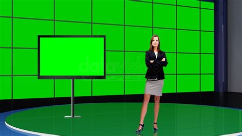 Instead of scouting and shooting on location—a prohibitive expense for most productions—you can digitally recreate the background of your scene. Sports 013 TV Studio Set-Virtual Green Screen Background ...