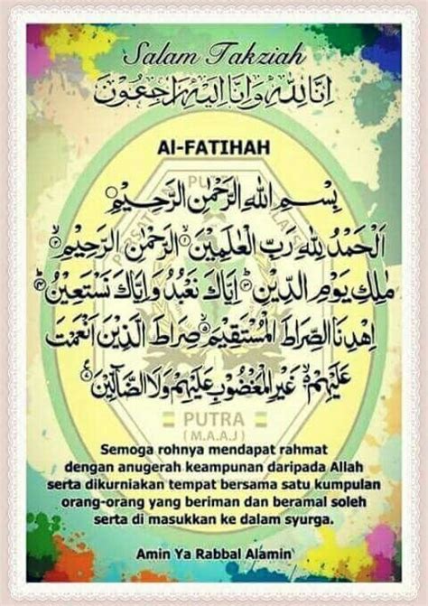 Whatsapp Salam Takziah Al Fatihah - Salam Takziah Untuk BCL Sekeluarga (Maaf Tak Upload