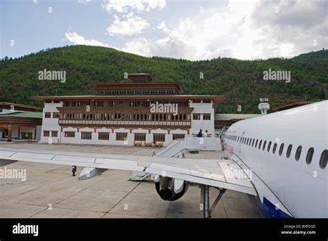 Paro International Airport Paro Bhutan Asia Stock Photo Alamy