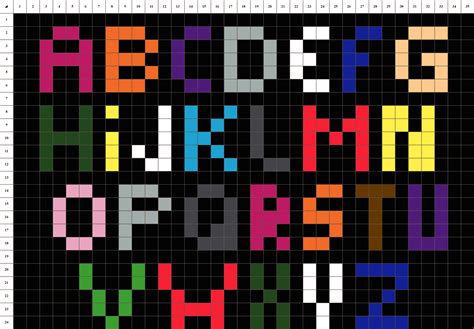 Pixel Art Alphabet