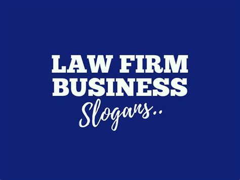 430 Catchy Law Firm Slogans And Taglines