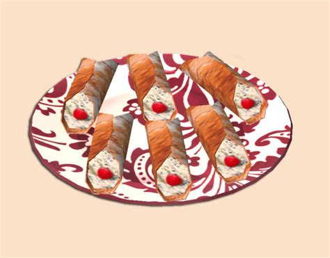 Jacky93sims — Cannoli Food For The Sims 2
