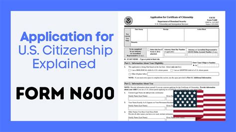What Is Form N600 Us Citizenship Through Parents Youtube
