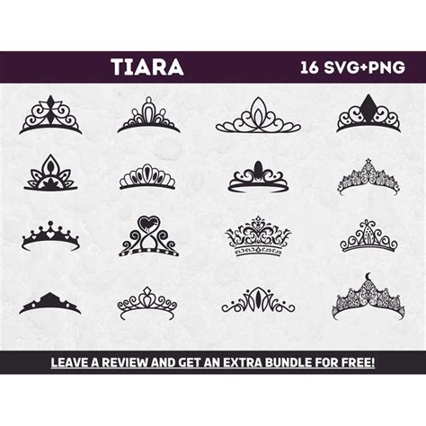 Tiara Svg Svg Files For Cricut Crown Svg Tiara Clipart I Inspire