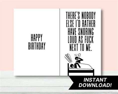 Couples Relationship Birthday Card Funny Birthday Card Humorous Birthday Card Birthday Card