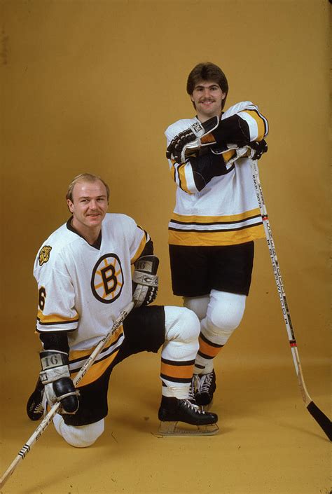 Ray Bourque And Rick Middleton Photograph By B Bennett Fine Art America