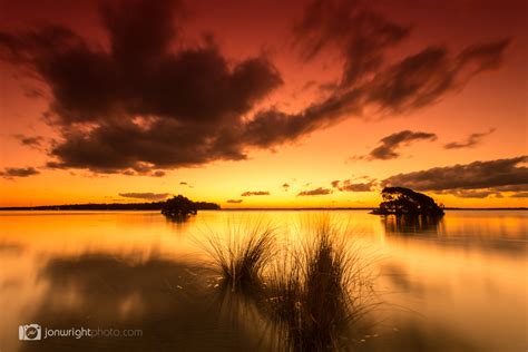 Sunset In Tin Can Bay Seascape Photography Jon Wright Photo