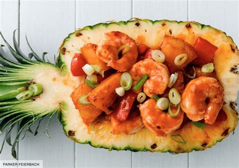 Crevettes à l ananas