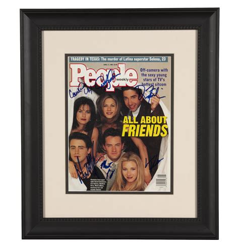 Lot Detail Cast Of Friends Signed People Magazine Cover