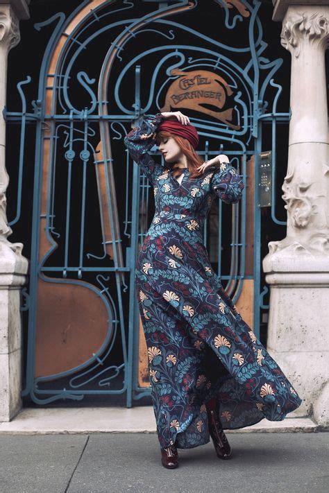 230 Ideeën Over Art Nouveau Jugendstil Fashion Now In 2021 Kleding
