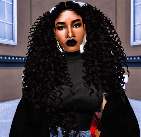 Famous Concept 19 Curly Black Girl Hair Sims 4 Cc