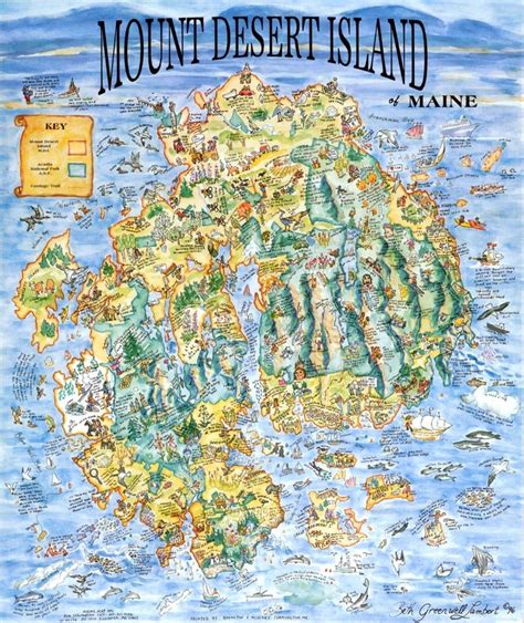 Mount Desert Island Me Maine Map Maine Travel Maine Coast Acadia