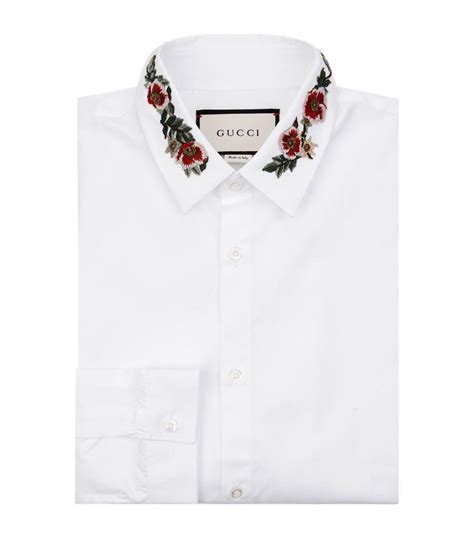 We did not find results for: Gucci Embroidered Collar Shirt in White for Men | Lyst