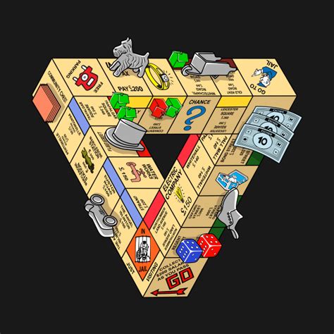 The Impossible Board Game Monopoly Game T Shirt Teepublic