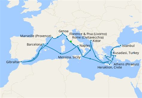 The Best Of The Mediterranean From Rome Princess Cruises 22nd April