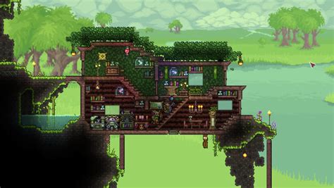 Made A Little House For The Dryad And Witch Doctor Rterraria