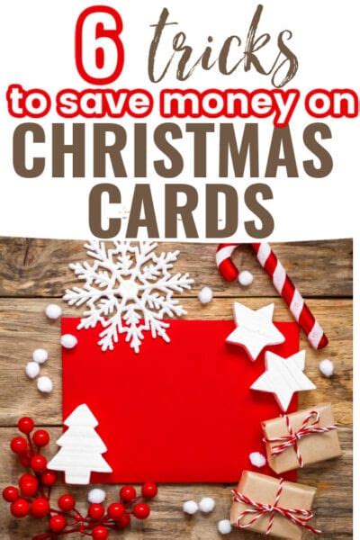 6 Tricks To Save Money On Christmas Cards Centsable Momma