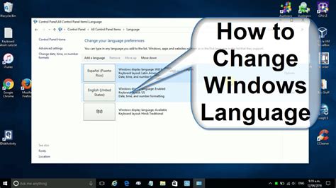 How To Change Windows 10 Language From Norwegian To English Translatefa