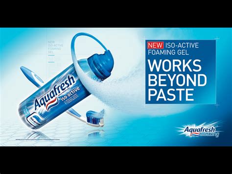Aquafresh Toothpaste Ad