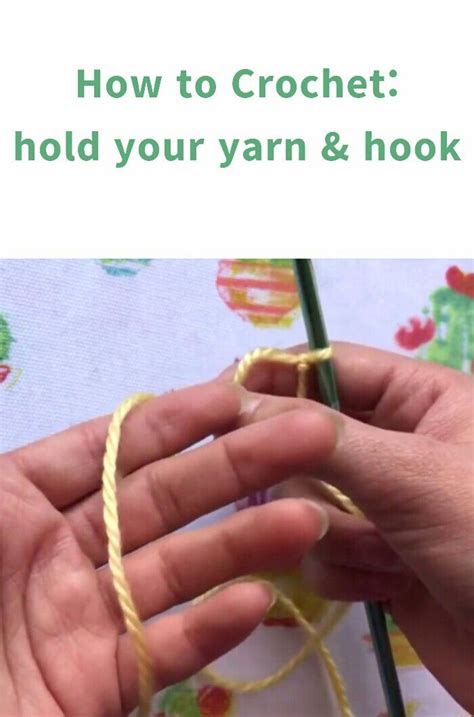 In This Tutorial You Will Learn Two Different Ways To Hold Your Yarn