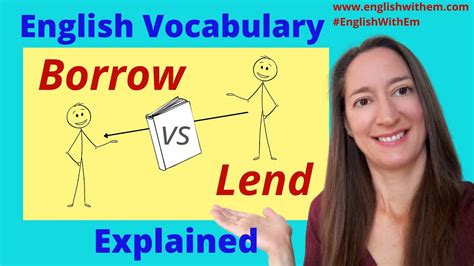 Borrow Vs Lend In English Whats The Difference Quiz Borrow Or Lend Exercises Youtube