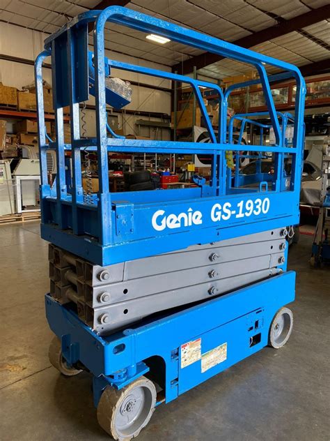 2012 Genie Gs 1930 Electric Scissor Lift Self Propelled Slide Out