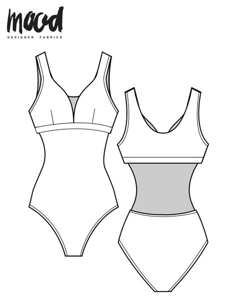 The Speedwell Swimsuit Free Sewing Pattern Mood Sewciety