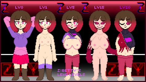 Rule 34 2d Bete Noire Big Breasts Breasts Brown Hair Fully Clothed Fully Nude Glitchtale Pink
