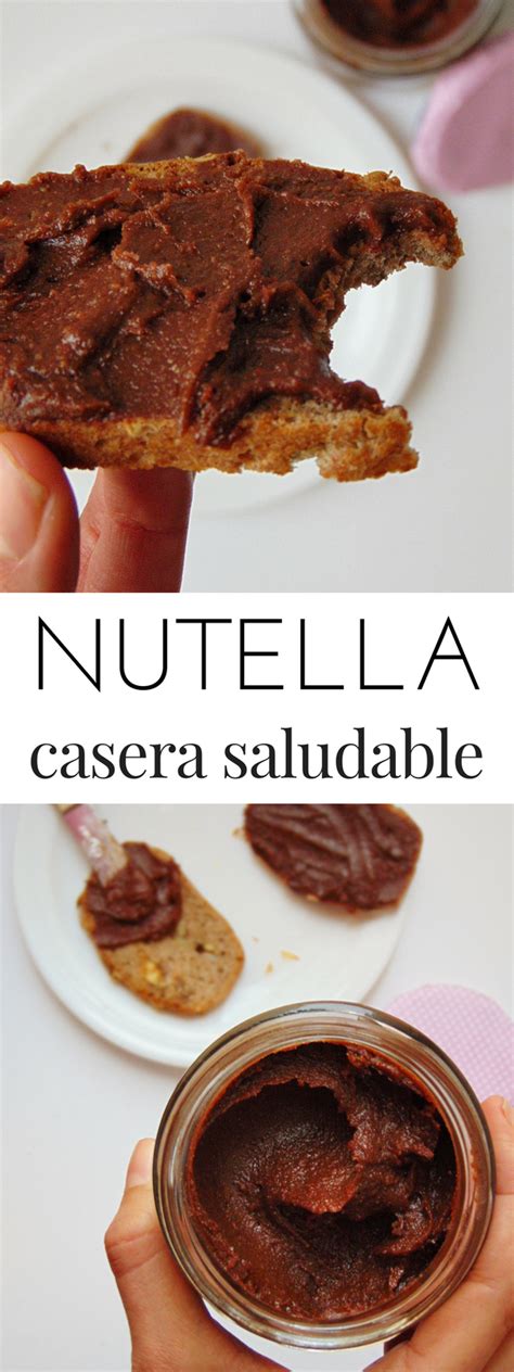 Cómo hacer nutella casera sin azúcar Crema de avellanas y cacao