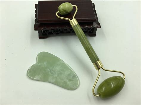 Jade Roller Gua Sha Set For Face Scraping Stone Tool Natural Anti Aging Wrinkle Therichmondgeneral