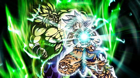 Goku Mastered Ultra Instinct Vs Broly Goku Vs Dragon Ball Super Wallpapers Dbz Dragon Ball Z