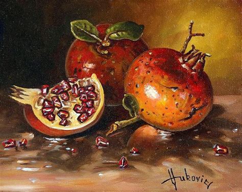 Pin On Pomegranates Painting