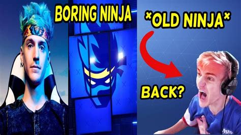 Old Ninja Is Coming Back Ninjashyper Fortnite Funny Moments Youtube