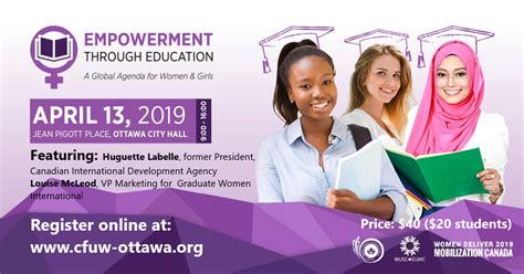 Cfuw Ottawa Empowerment Through Education A Global Agenda For