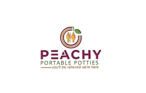 Entry 31 By Furqaneyrie For Logo Creation Peachy Portable Potties