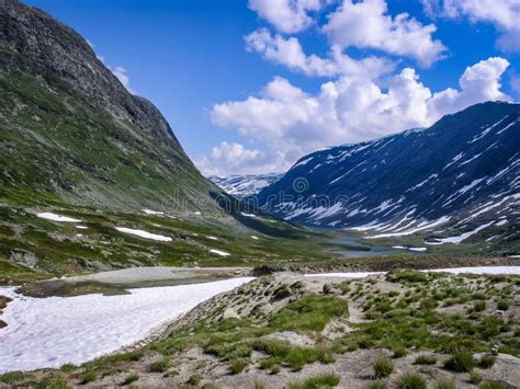 Beautiful Norwegian Nature Mountains Stock Photo Image Of Nordic
