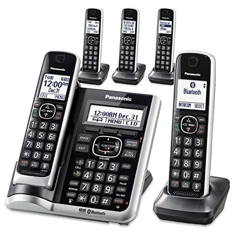 Panasonic Link2cell Bluetooth Cordless Phone System With Hd Audio