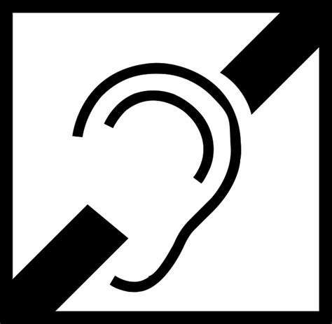 Hearing Aid Induction Loop Deaf · Free Vector Graphic On Pixabay