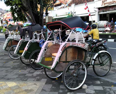 Becak Yogyakarta Indonesia Old Bicycle Bike Yogyakarta Theater