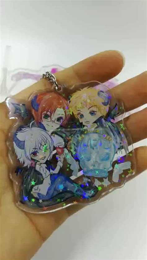 Custom Laser Cut Clear Double Side Printed Character Character Anime