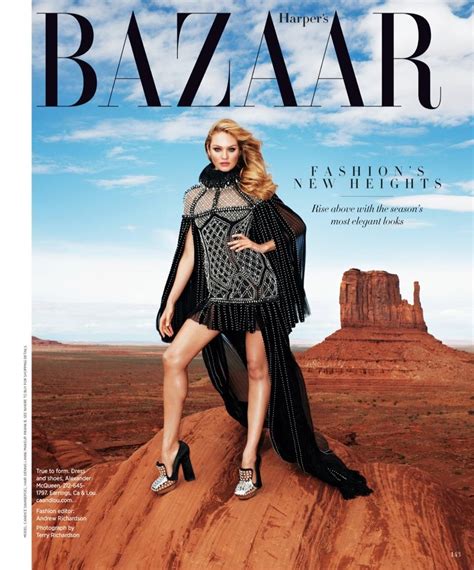 Candice Swanepoel Goes West For Harpers Bazaar Us By Terry Richardson