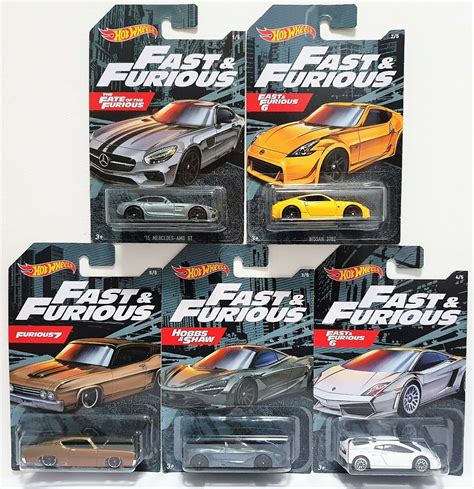 Buy Hot Wheels Fast Furious Complete Set Of Vehicles With First Hobbs Shaw Car Release