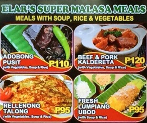 Elars Lechon Menu Menu For Elars Lechon Del Monte Quezon City