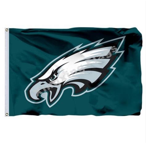 Philadelphia Eagles Logo Flag 3x5ft Polyester Nfl Banner Flying Size No