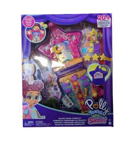 Polly Pocket Starring Shani Talent Show Compact Miniature Playset