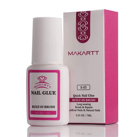 Makartt Nail Glue For Acrylic Nails Brush On Nail Glue For Nail Repair