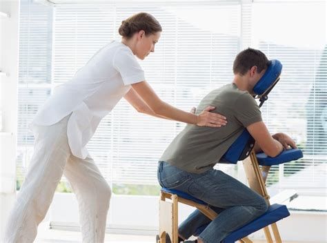 If compare both, whether massage chair is better than a massage therapist. Benefits of Seated Chair Massage | LIVESTRONG.COM