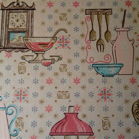 500+ vectors, stock photos & psd files. Vintage kitchen wallpaper. Oil lanterns and pink pots and ...